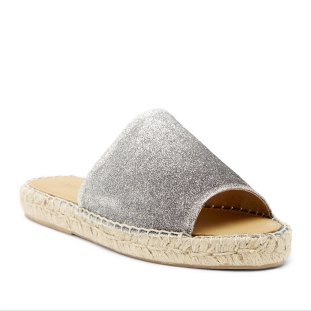 Matt Bernson Palma Glitter Espadrille Slides 7